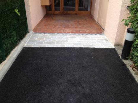 Terrassement, préparation, mise en oeuvre de pavés  13