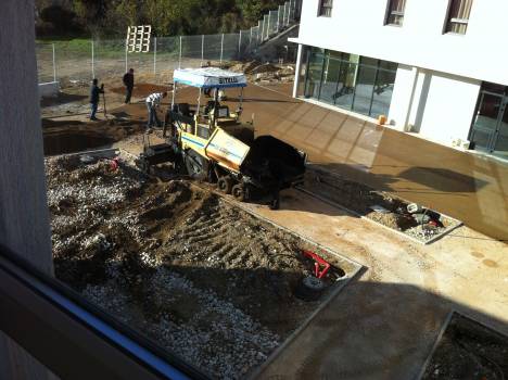 Pose d'Enrobe ocre à Aix en Provence