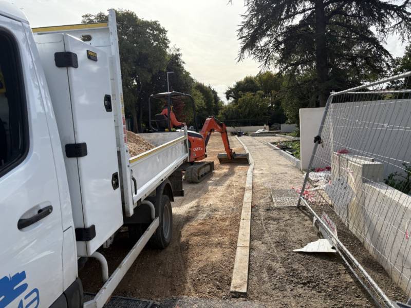 Création d’enrobé pour voiries et trottoirs d'un lotissement privé à Salon-de-Provence