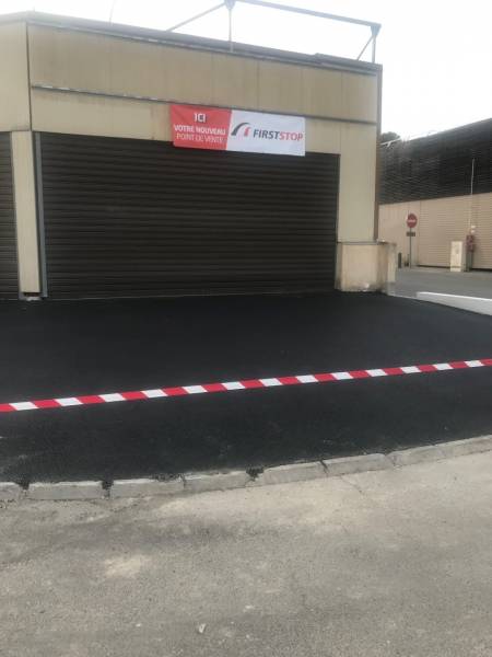 Création d'une rampe d’accès en grave naturelle compactée pour voiture sur Gréasque 13