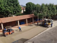 Création d’un parking à Aubagne en sable stabilisé renforcé