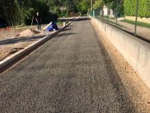 Réalisation d'une voirie en enrobé noir  sur TOURVES