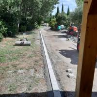 Réfection entrée de villa chez un particulier sur la commune de Trets