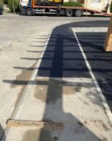 Chantier jardins bois au SALINS DE GIRAUD et enrobé noir