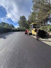 Rénovation complète d’un terrain de tennis à Luynes près d’Aix-en-Provence