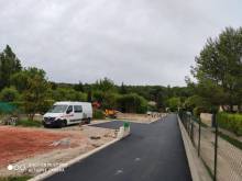 Réalisation d'une voirie en enrobé noir  sur TOURVES