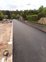 Réalisation d'une voirie en enrobé noir  sur TOURVES