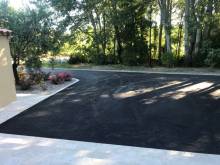 Réfection entrée de villa chez un particulier sur la commune de Trets