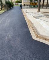 Réfection d'une voirie en enrobé noir sur LES CAILLOLS