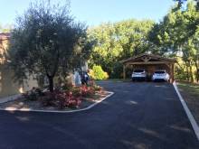 Réfection entrée de villa chez un particulier sur la commune de Trets