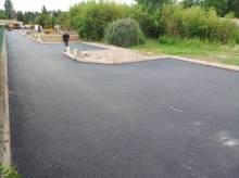 Réalisation d'une voirie en enrobé noir  sur TOURVES