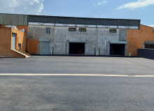 Réalisation d'un parking d'un dépôt à Vitrolles en béton bitumeux