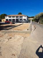Réalisation d'un parking pour des bureaux, dans la commune de Ventabren