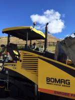 Mise en place d'enrobé en location