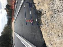 Chantier sur étanchéité d’un pont en enrobé noir à AIX-EN-PROVENCE.