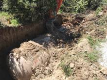 Terrassement et évacuation d'une cuve acier sur BOUC-BEL-AIR
