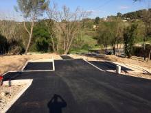 Enrobé paca a réalisé l'accès lotissement en enrobé a Chaud à Fuveau.