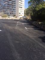 Réfection d'un parking d'une copropriété en enrobé noir sur Marseille 15ème
