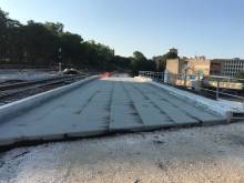 Chantier sur étanchéité d’un pont à AIX-EN-PROVENCE.