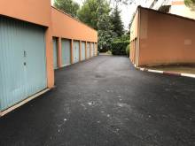 Réfection d'un parking en ENROBE NOIR dans une résidence privée à AIX-EN-PROVENCE
