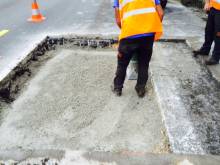 Réparation de chaussée d'Autoroute A51