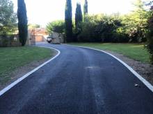 Réfection entrée de villa chez un particulier sur la commune de Trets