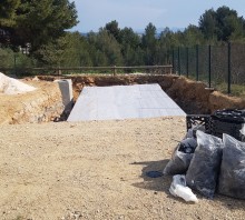 Travaux de VRD et bassins de rétention à La Ciotat